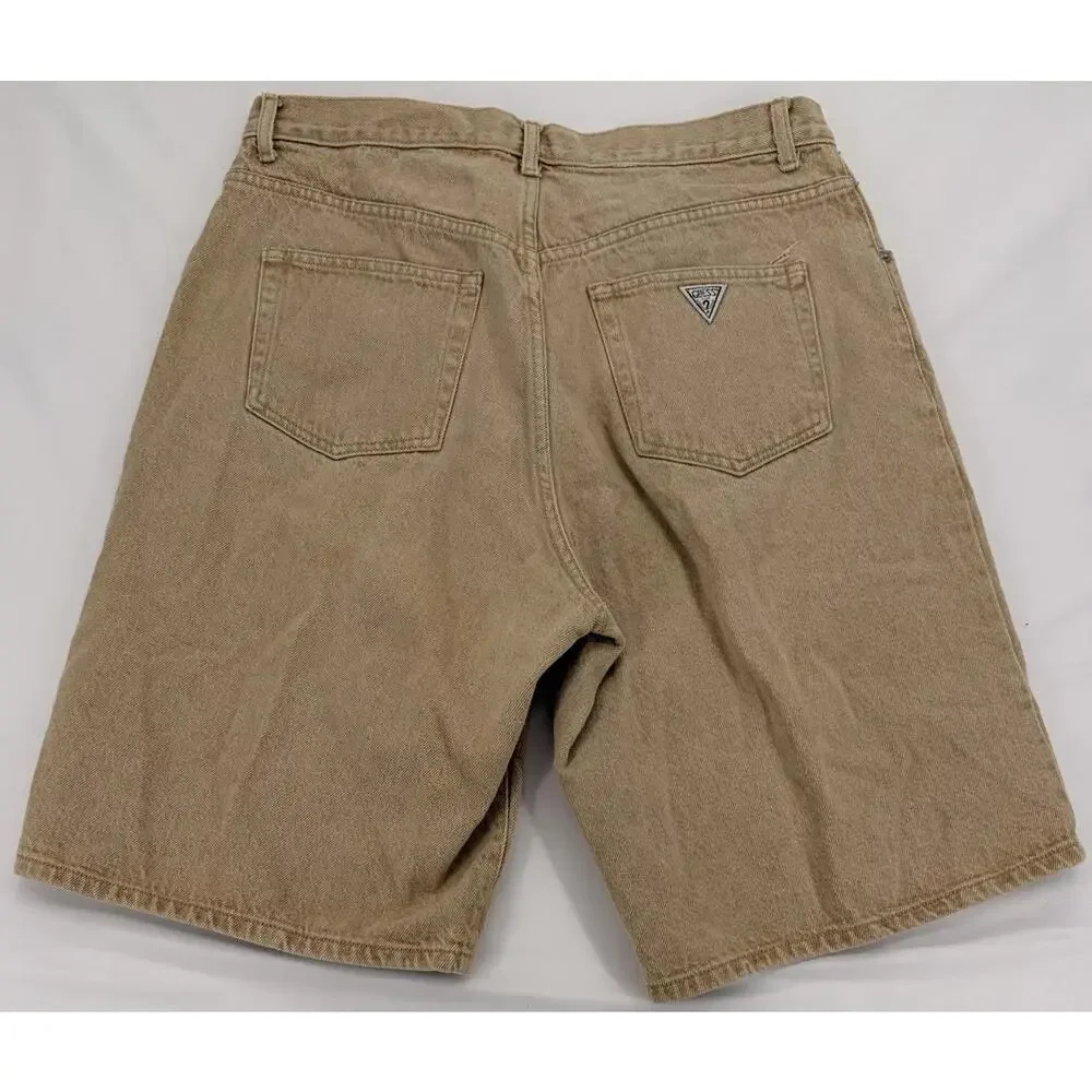 Vintage Guess Jeans Relaxed Fit Waist 38 in.‎ Cotton Shorts Retro